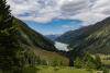 Blick auf den Gepatsch-Stausee im Kaunertal