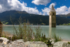 Der Kirchturm vom Reschensee