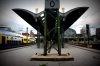 Stahlvogel am Haburger Hauptbahnhof
